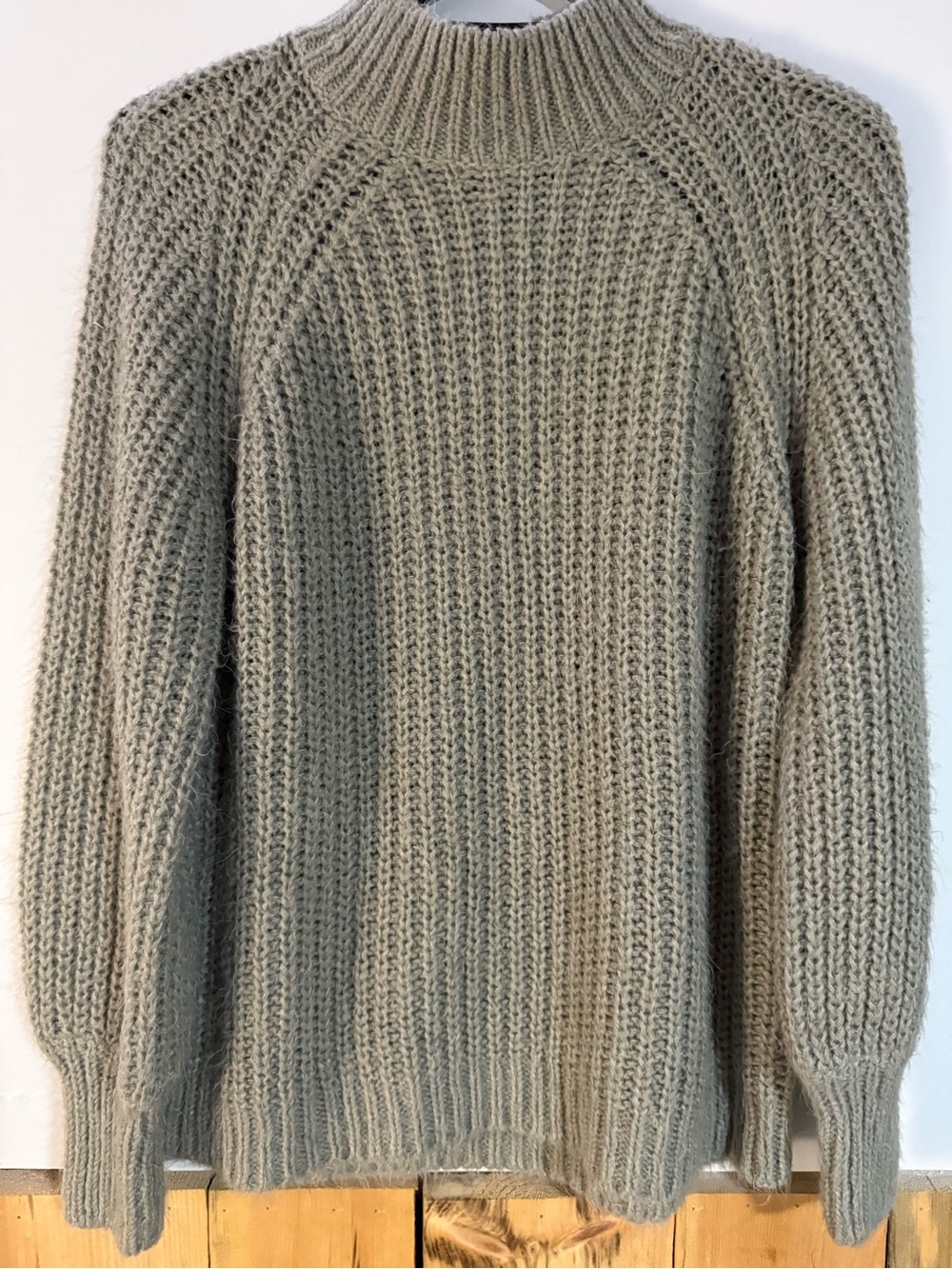 Suzy Shier Chunky Knit Crewneck Sweater